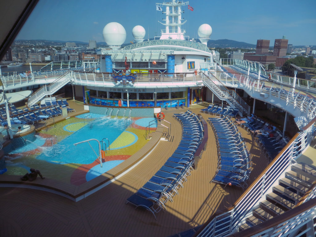 Pool-deck på Brilliance of the Seas