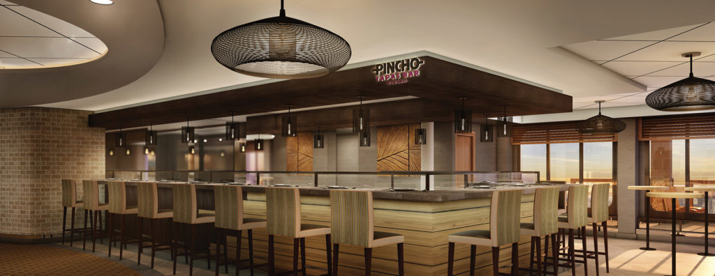 Pincho Tapas Bar på Norwegian Escape